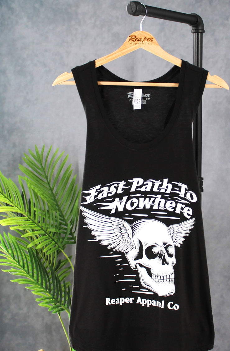 Fast Path to Nowhere Racerback Tank