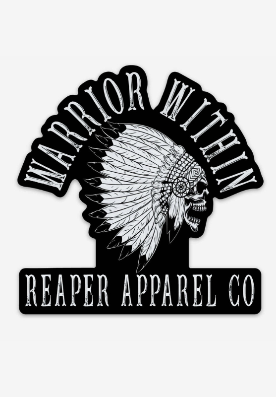Warrior Within 4" Sticker