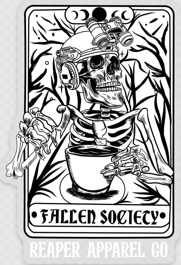 Fallen Society 4" Sticker