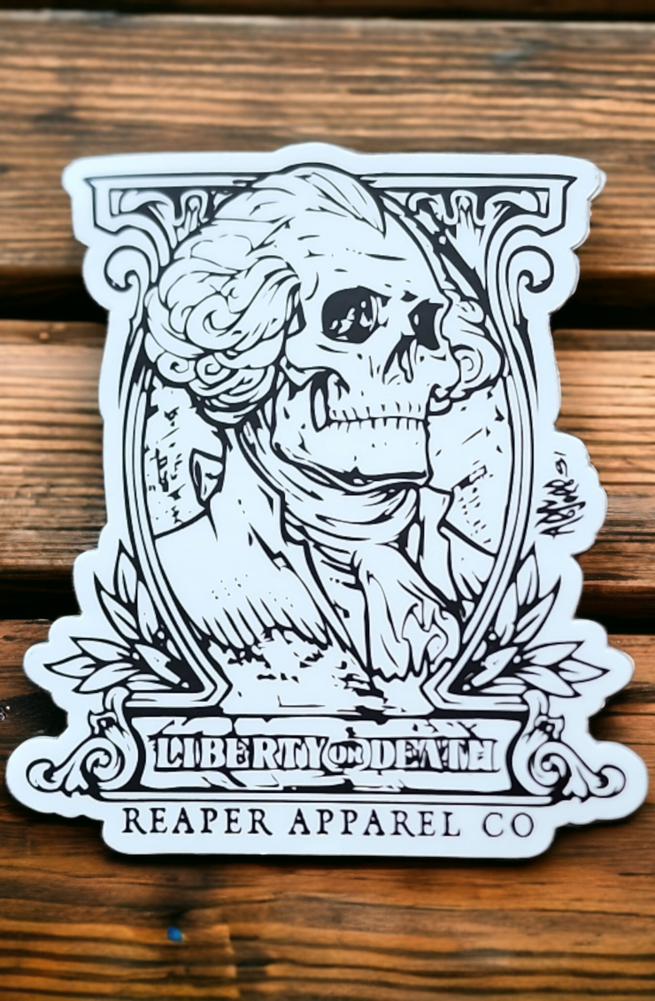 Liberty Or Death 4" Sticker