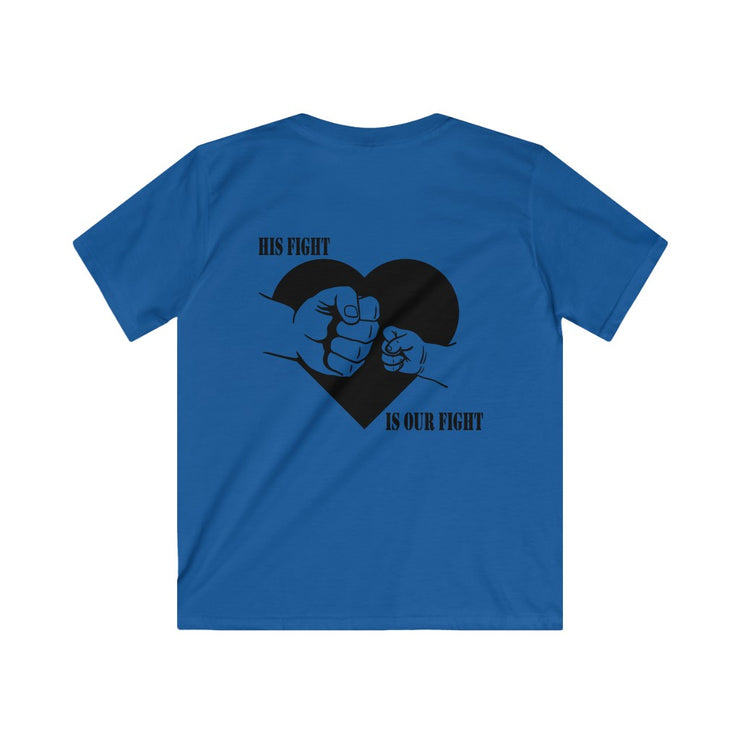 His Fight Is Our Fight Kids Softstyle Tee