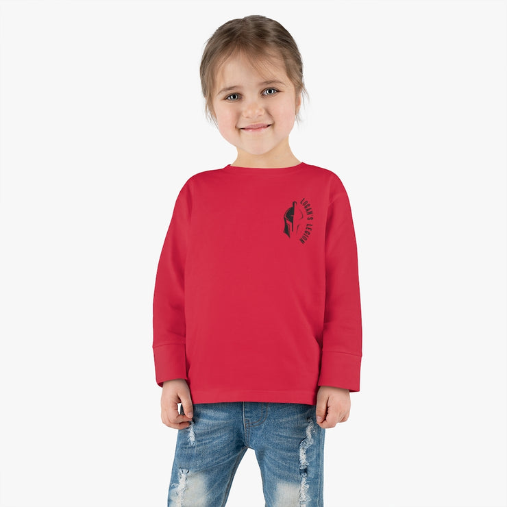 His Fight is Our Fight Toddler Long Sleeve Tee