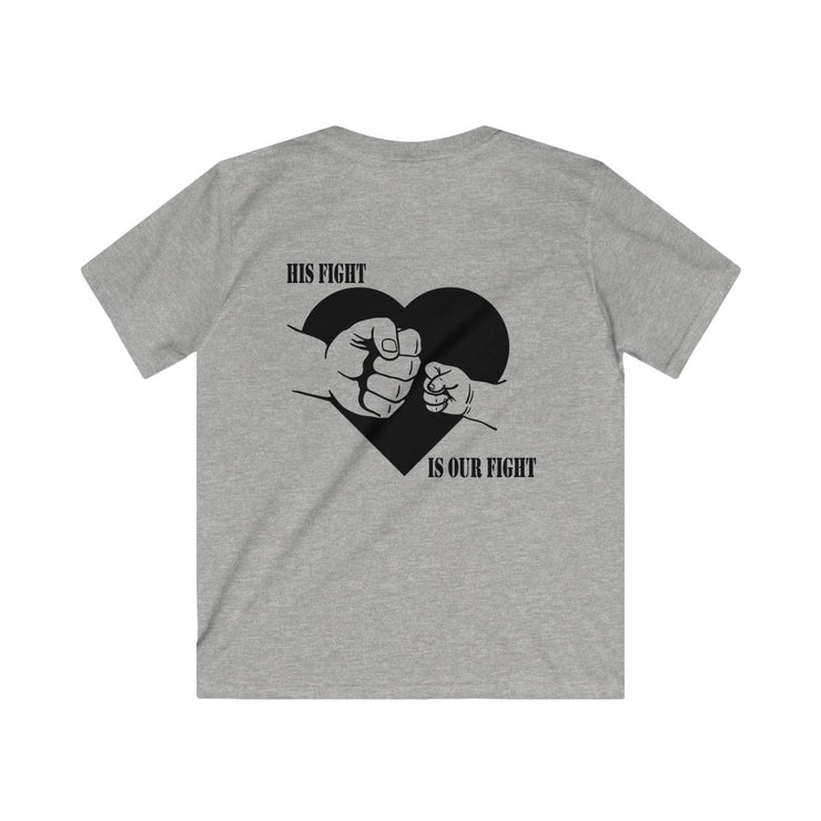 His Fight Is Our Fight Kids Softstyle Tee
