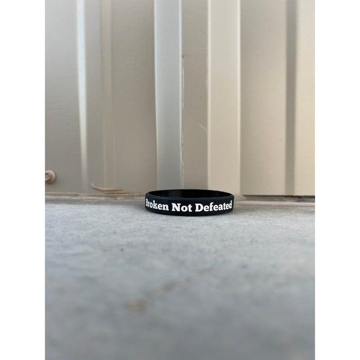 Broken Not Defeated Wristband