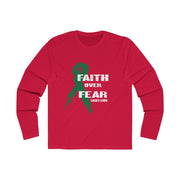 Logan's Legion Faith over Fear Men's Long Sleeve Crew Tee