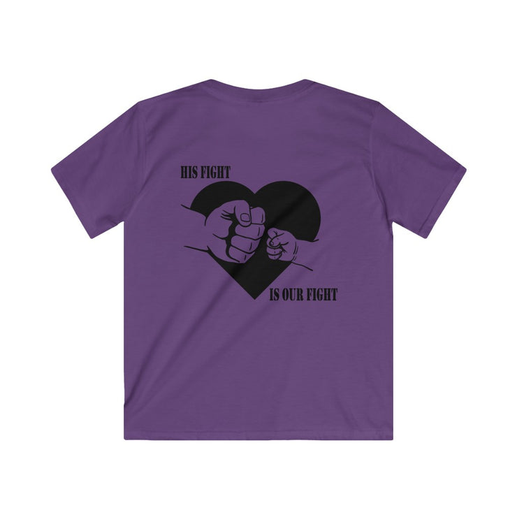 His Fight Is Our Fight Kids Softstyle Tee