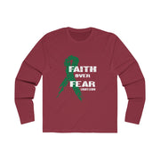 Logan's Legion Faith over Fear Men's Long Sleeve Crew Tee