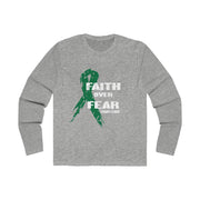Logan's Legion Faith over Fear Men's Long Sleeve Crew Tee