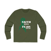 Logan's Legion Faith over Fear Men's Long Sleeve Crew Tee